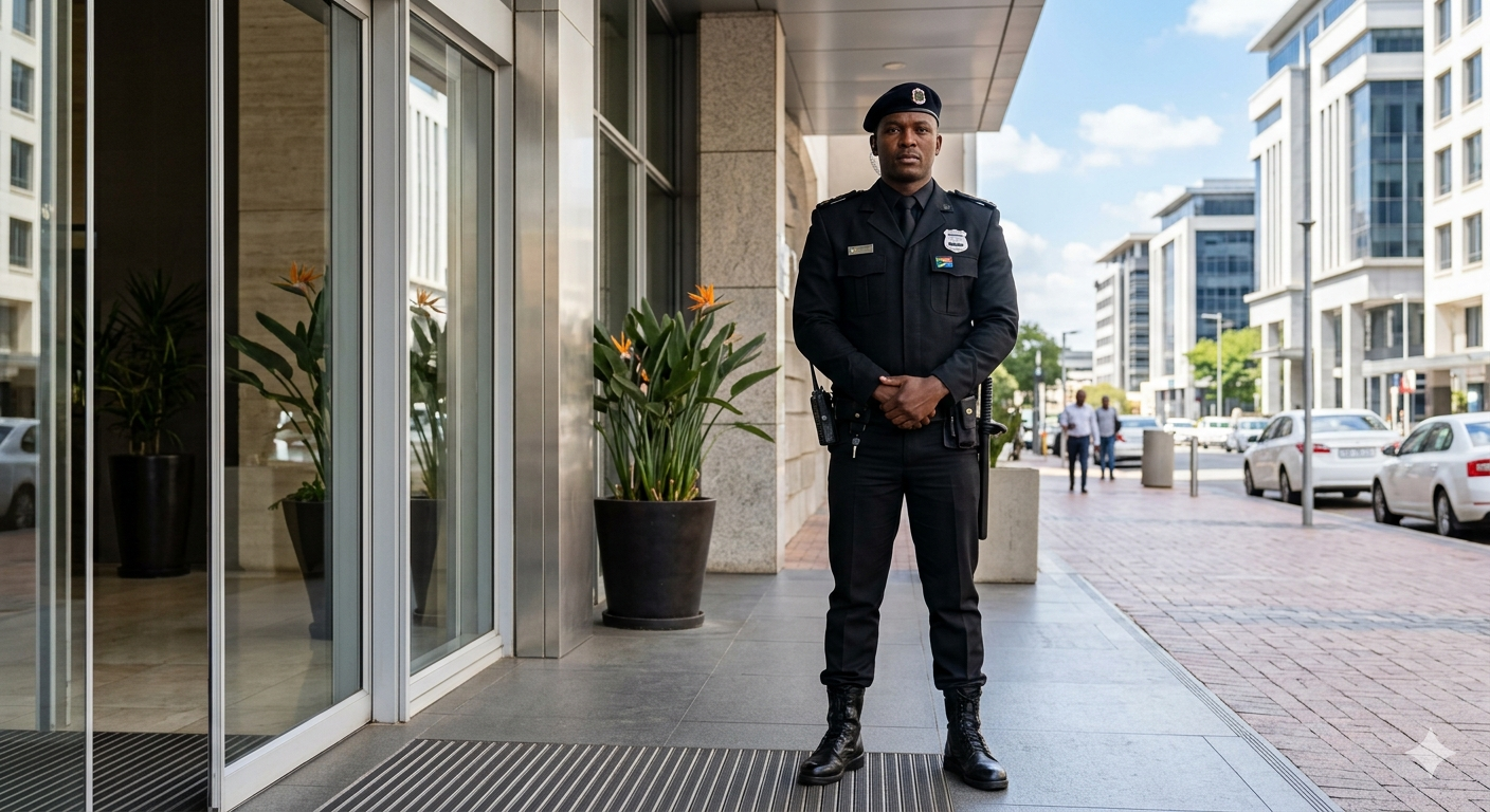 Professional manned guarding security officers Pretoria
